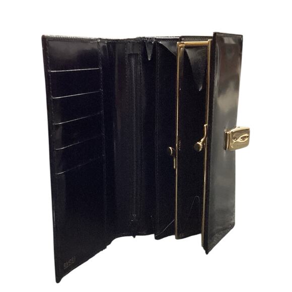 VTG Gucci Women’s Signature Leather Bifold Long Wallet - Picture 4 of 5